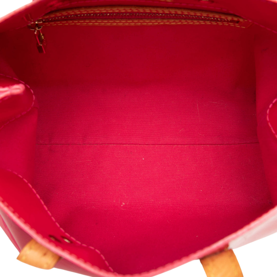 Reade PM Cuir verni Monogram Rose