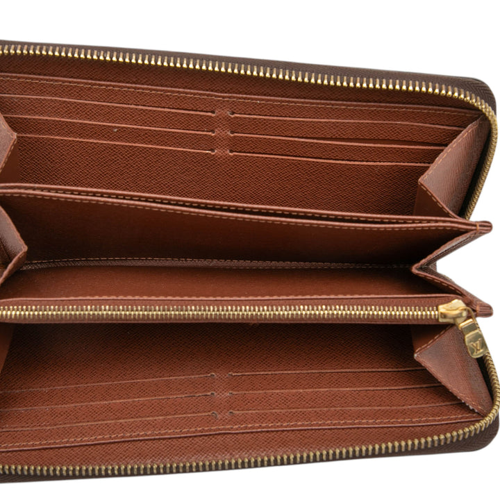 Zippy Portefeuille long Monogram Marron