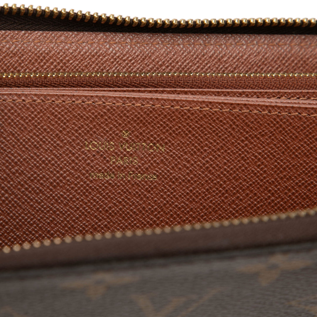 Zippy Portefeuille long Monogram Marron