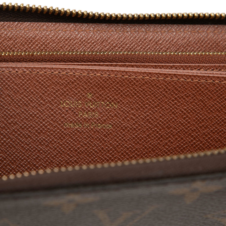 Zippy Portefeuille long Monogram Marron