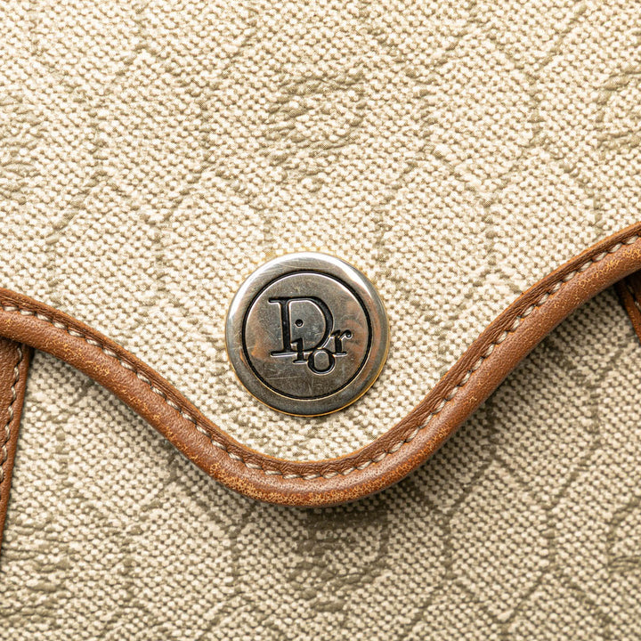Honeycomb Coated Canvas Crossbody Brown - Gaby Paris