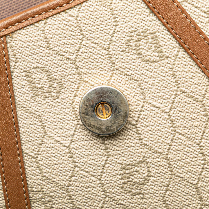 Honeycomb Coated Canvas Crossbody Brown - Gaby Paris