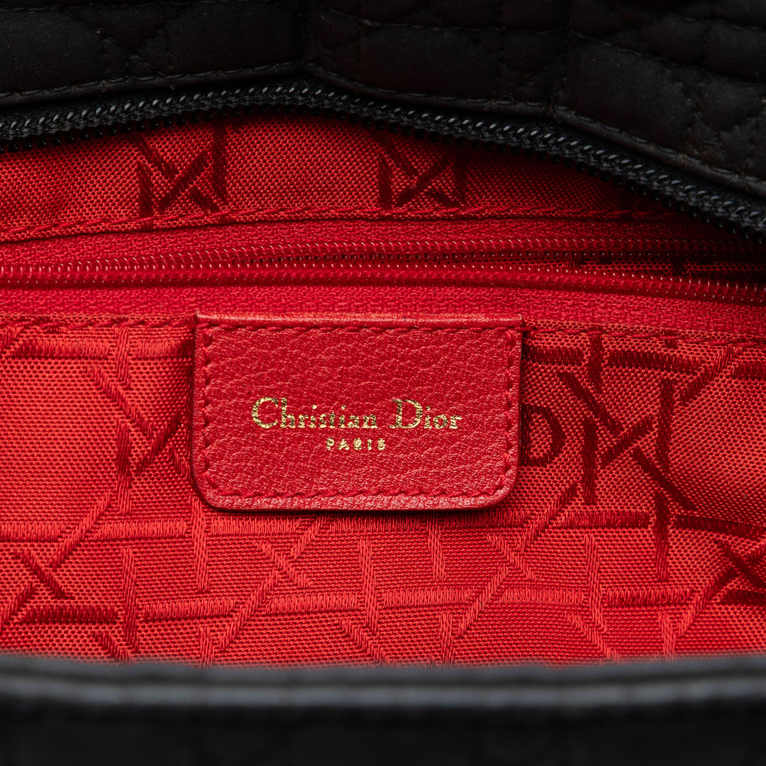 Dior Large Nylon Microcannage Lady Dior