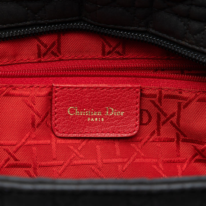 Dior Large Nylon Microcannage Lady Dior