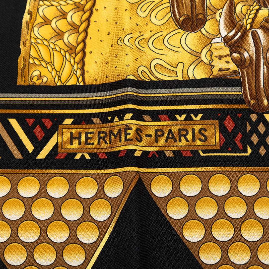 L Or des Chefs Foulard 90 Noir