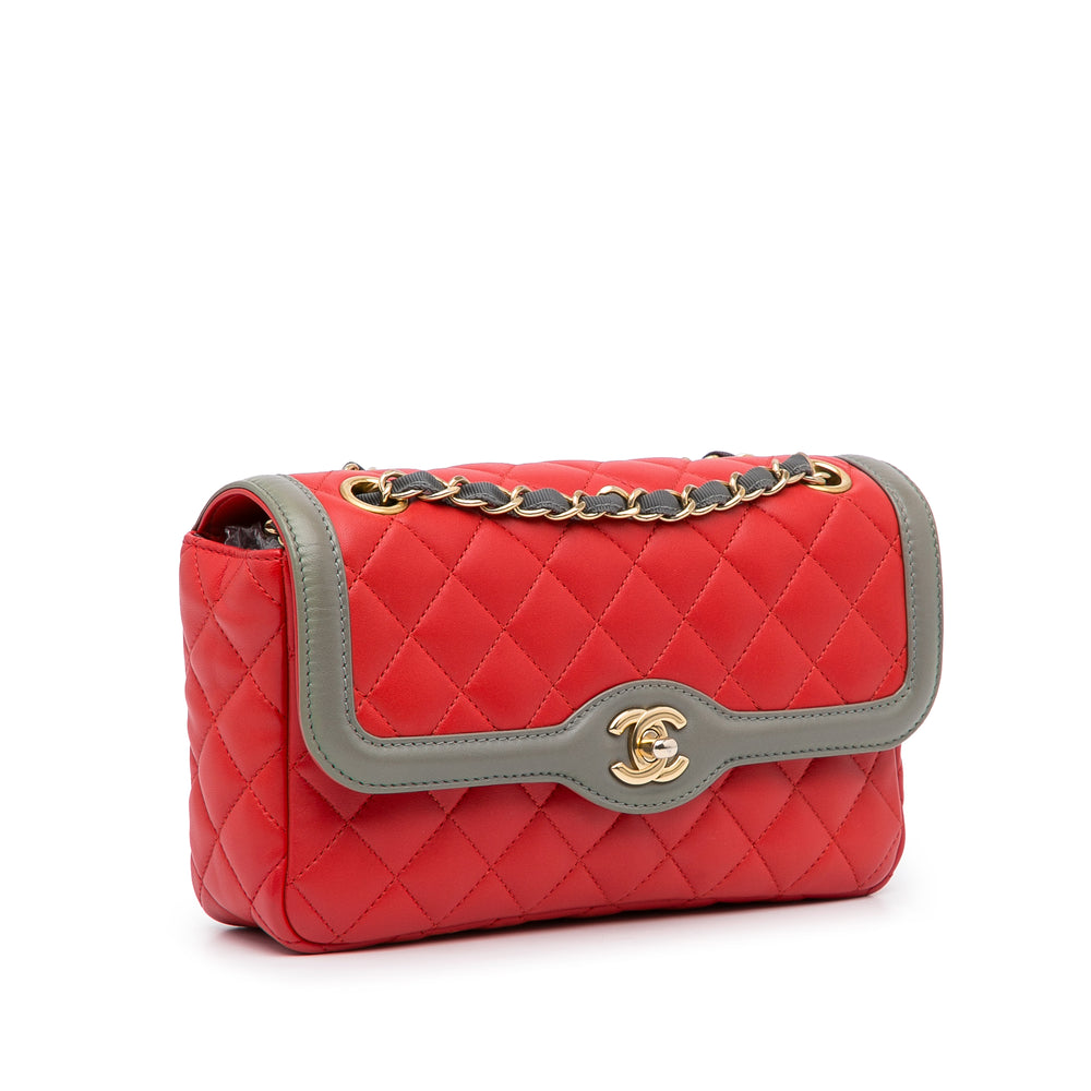 Two-Tone Day Flap Red - Gaby Paris