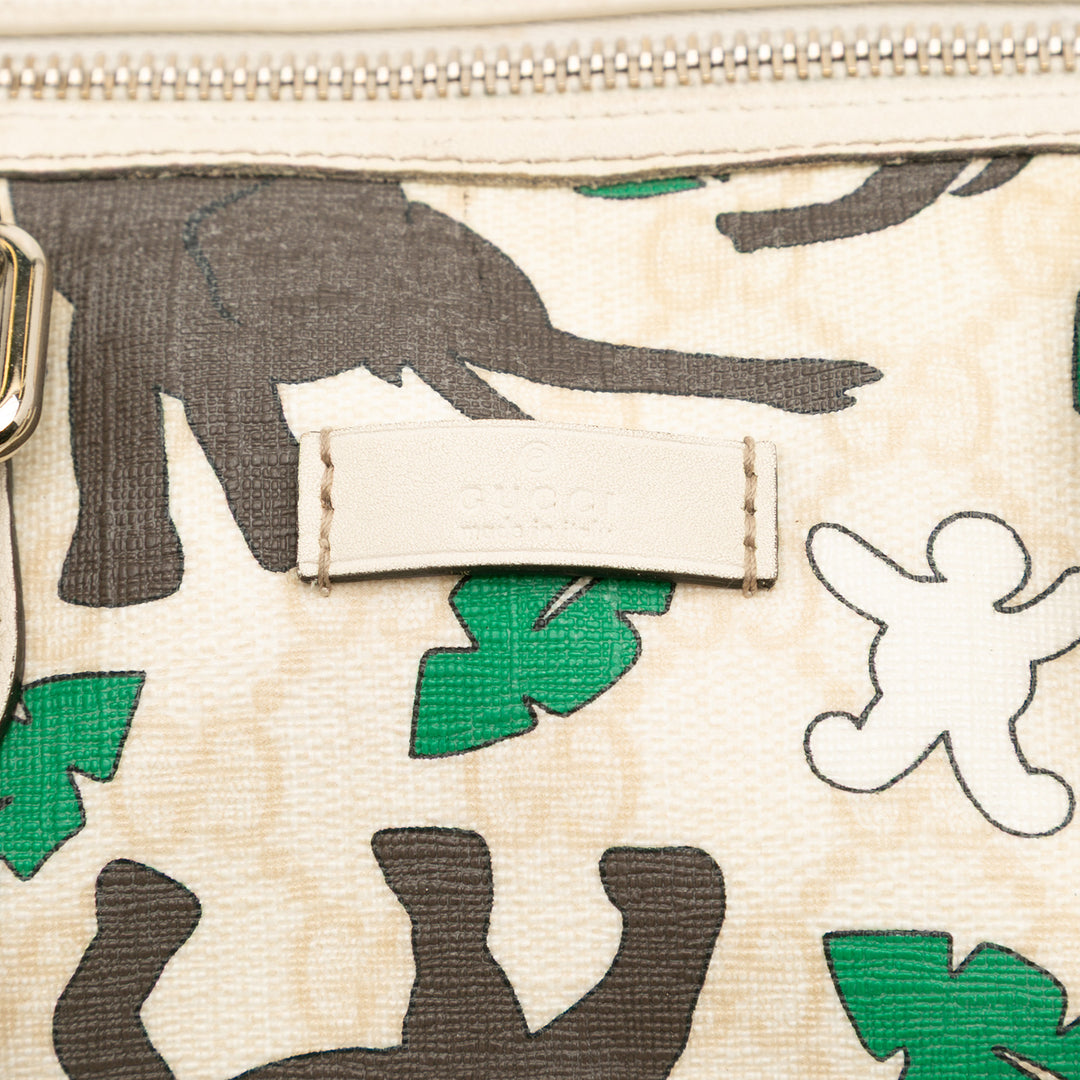 Gucci Limited Edition GG Supreme Joy Snowman In Africa Marron – GABY PARIS Authentique