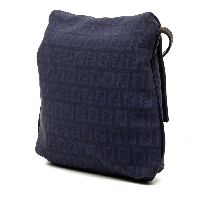 Fendi Zucchino Toile Sac porté croisé