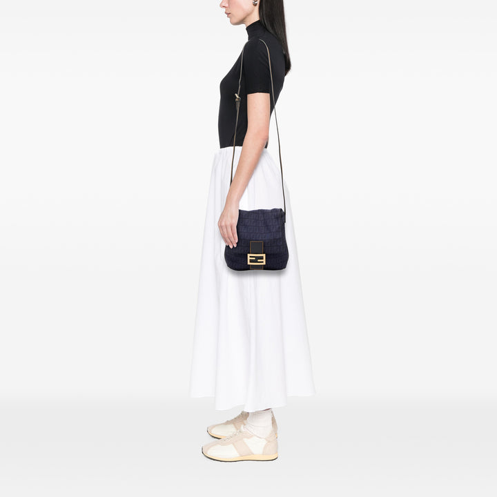 Fendi Zucchino Toile Sac porté croisé