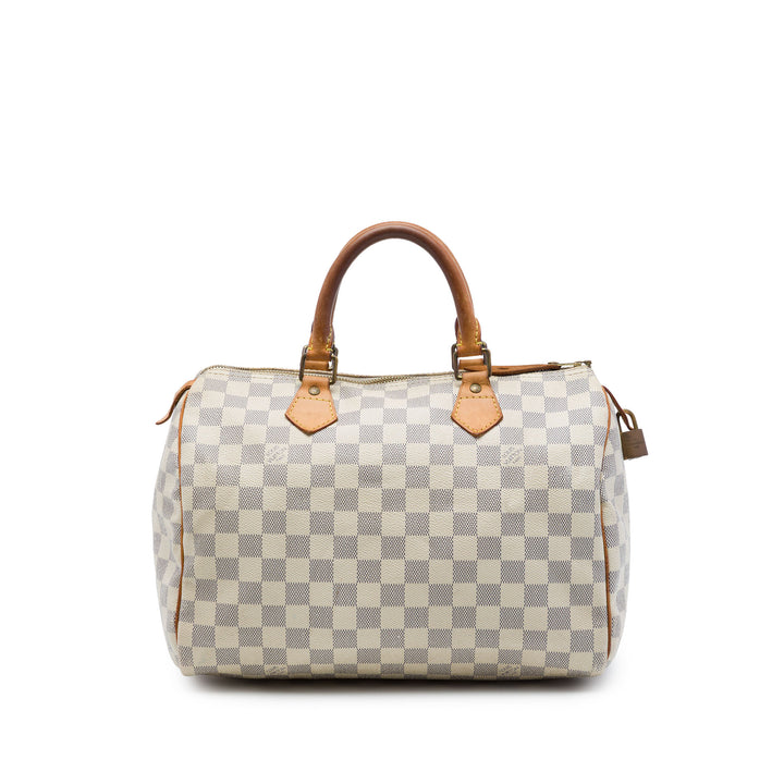 Louis Vuitton Speedy 30 Damier Azur Blanc – vue principale – GABY PARIS