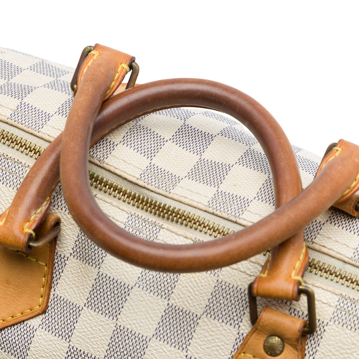 Louis Vuitton Speedy 30 Damier Azur Blanc – vue 5 – GABY PARIS