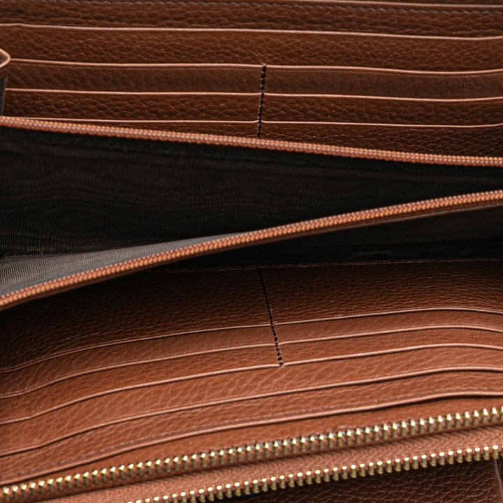 Gucci Pebbled Cuir de veau Soho Travel Document Étui