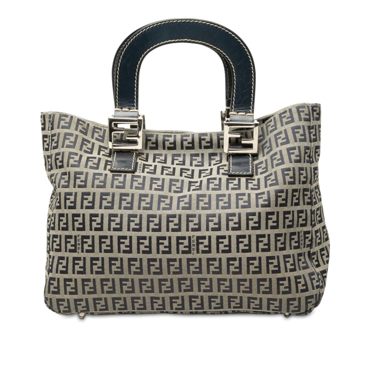 Fendi Zucchino Twins Cabas Petit Gris