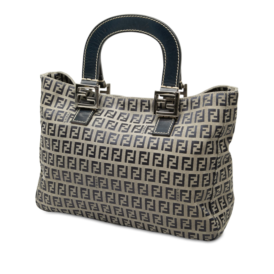 Fendi Zucchino Twins Cabas Petit Gris