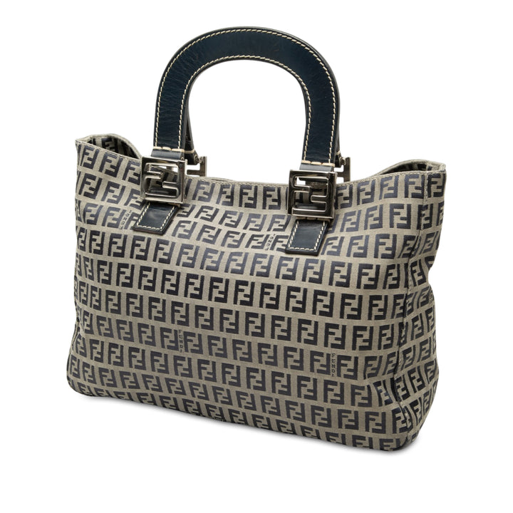 Fendi Zucchino Twins Cabas Petit Gris