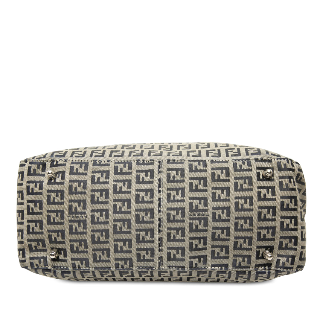 Fendi Zucchino Twins Cabas Petit Gris