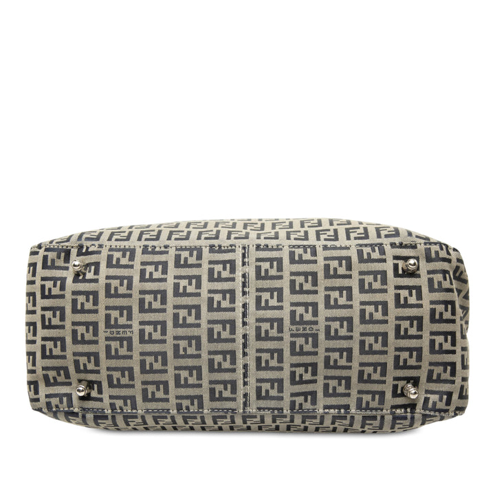 Fendi Zucchino Twins Cabas Petit Gris
