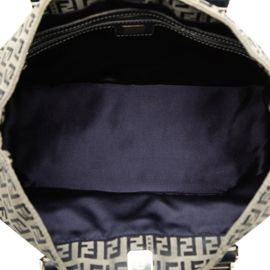 Fendi Zucchino Twins Cabas Petit Gris