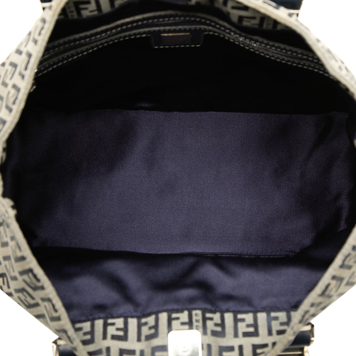 Fendi Zucchino Twins Cabas Petit Gris