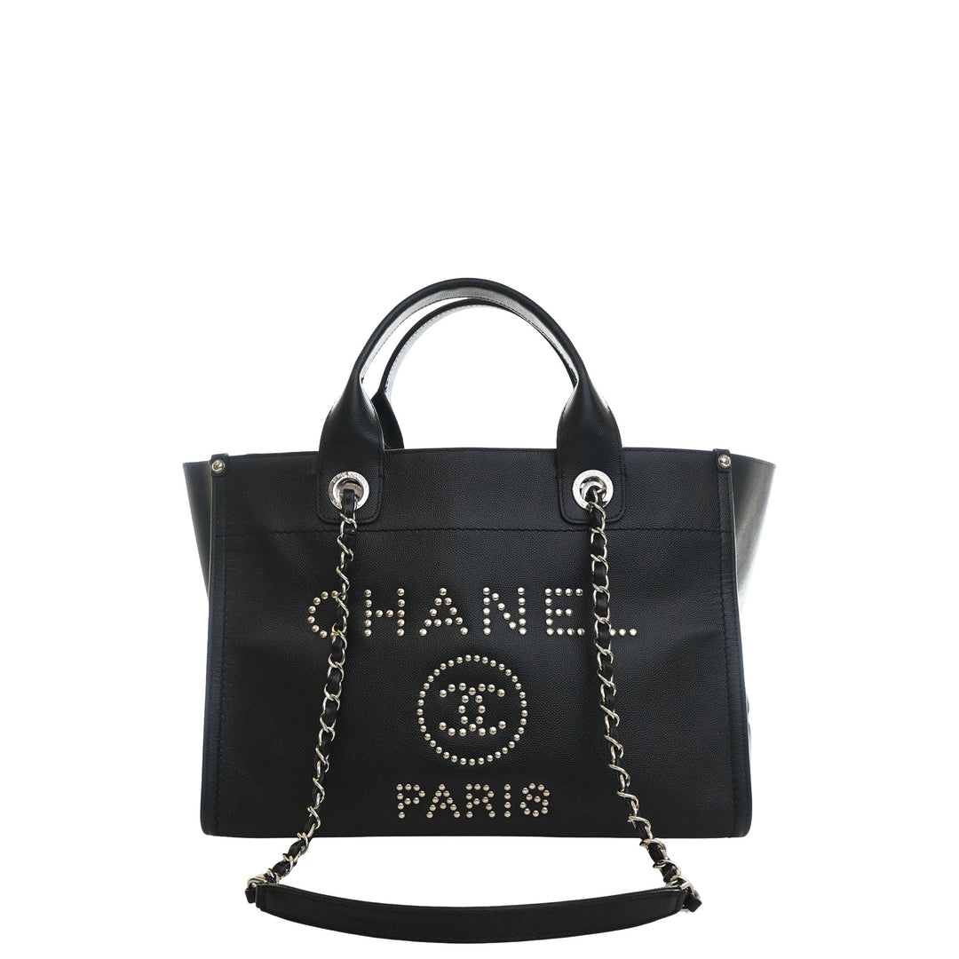 Chanel Small clouté Caviar Deauville Cabas