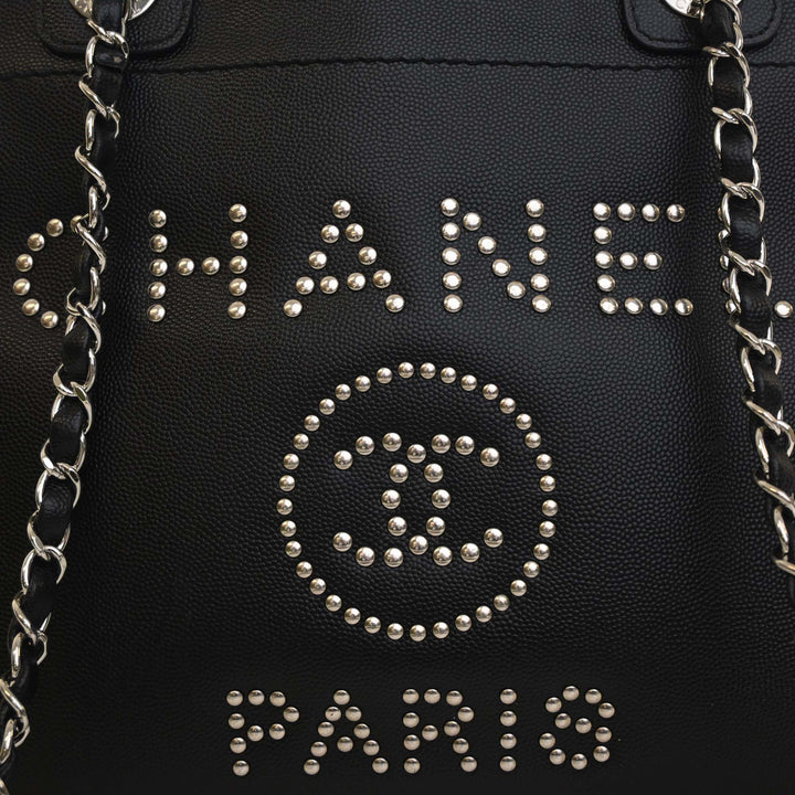 Chanel Small clouté Caviar Deauville Cabas