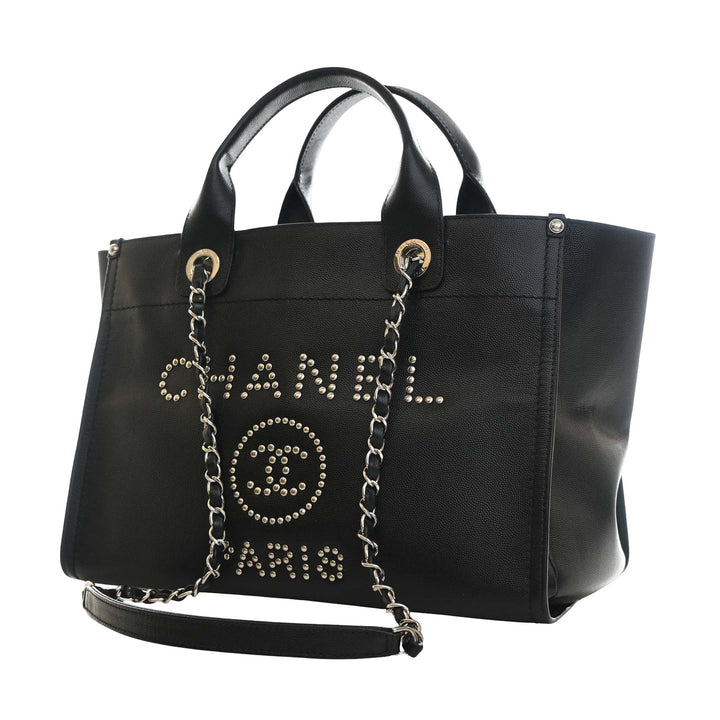 Chanel Small clouté Caviar Deauville Cabas