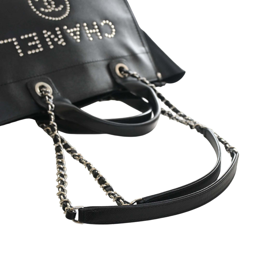 Chanel Small clouté Caviar Deauville Cabas