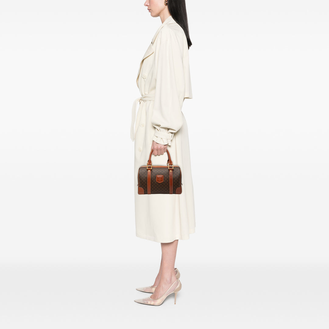 Celine Macadam Coated Toile Boston Sac