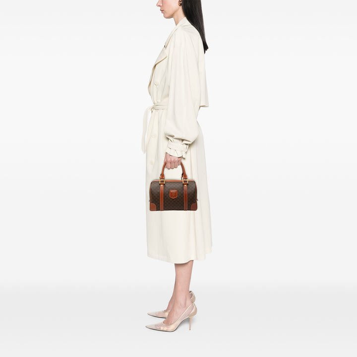 Celine Macadam Coated Toile Boston Sac