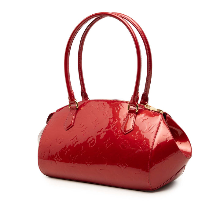 Louis Vuitton Sherwood PM Cuir verni Monogram Rouge – vue 2 – GABY PARIS