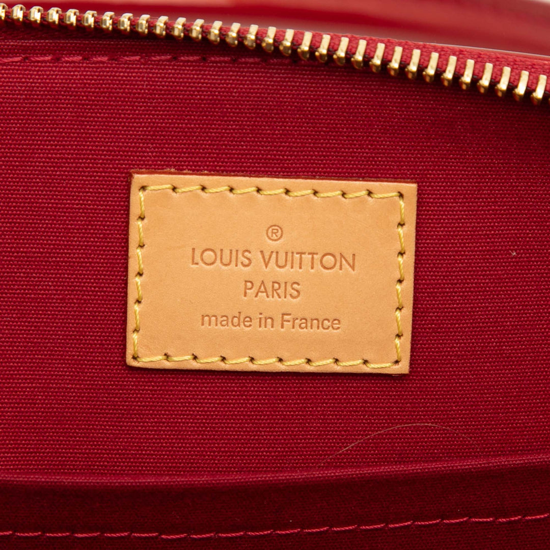 Louis Vuitton Sherwood PM Cuir verni Monogram Rouge – vue 5 – GABY PARIS