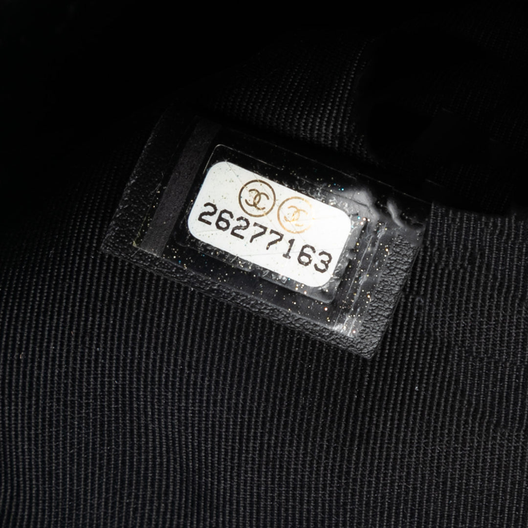 Chanel Large Matelassé Caviar Boy O Étui Pochette