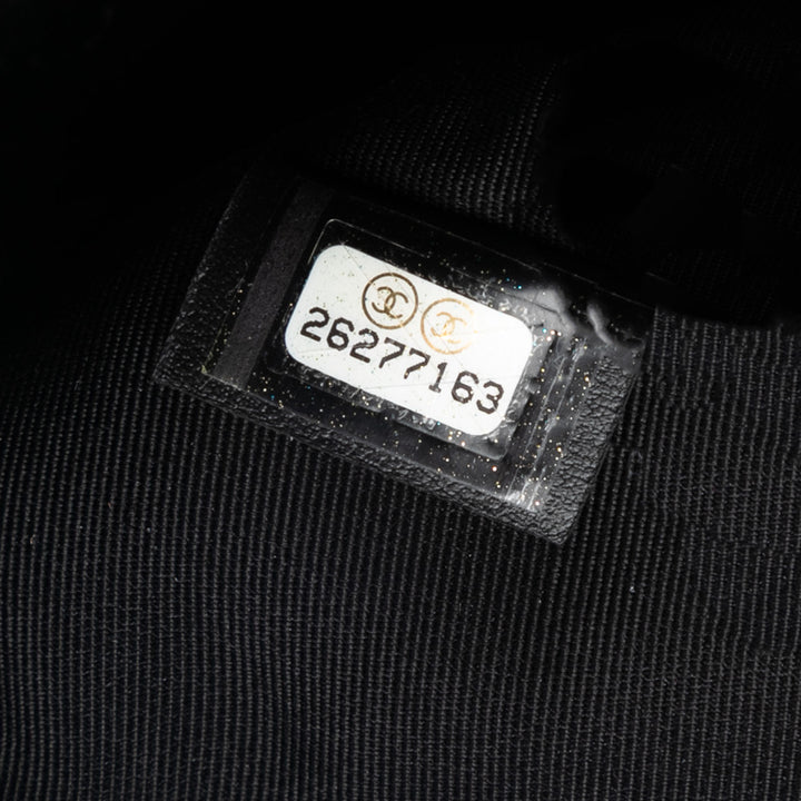 Chanel Large Matelassé Caviar Boy O Étui Pochette