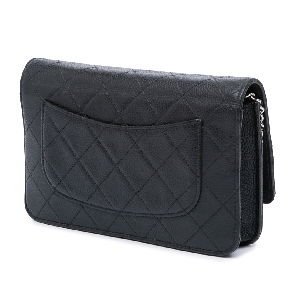 Chanel CC Quilted Caviar Portefeuille on Chain Noir – GABY PARIS Authentique