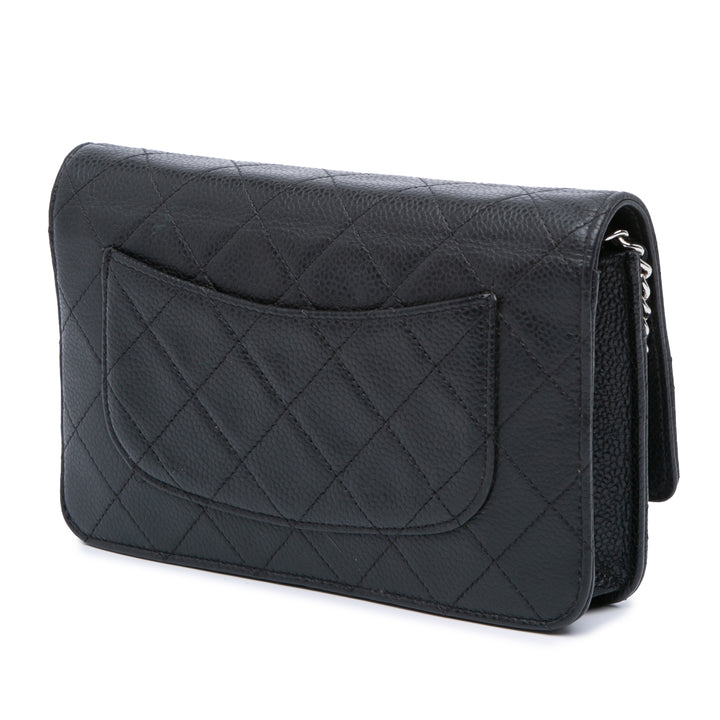 Chanel CC Quilted Caviar Portefeuille on Chain Noir – GABY PARIS Authentique