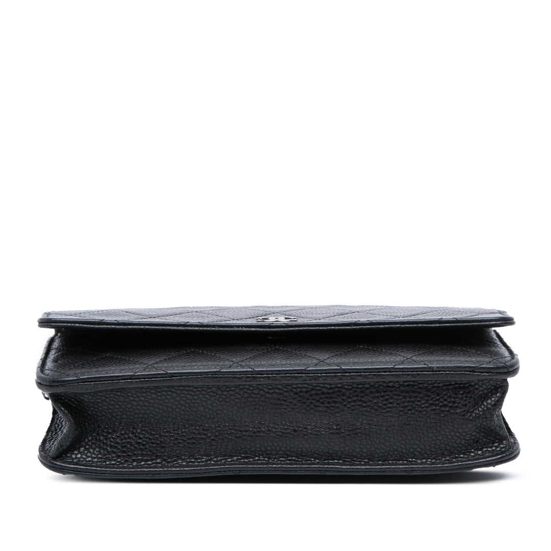 Chanel CC Quilted Caviar Portefeuille on Chain Noir – GABY PARIS Authentique