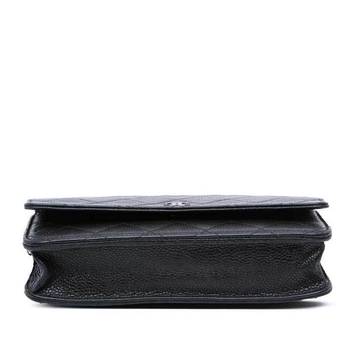 Chanel CC Quilted Caviar Portefeuille on Chain Noir – GABY PARIS Authentique