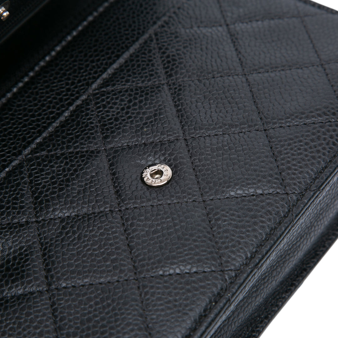 Chanel CC Quilted Caviar Portefeuille on Chain Noir – GABY PARIS Authentique