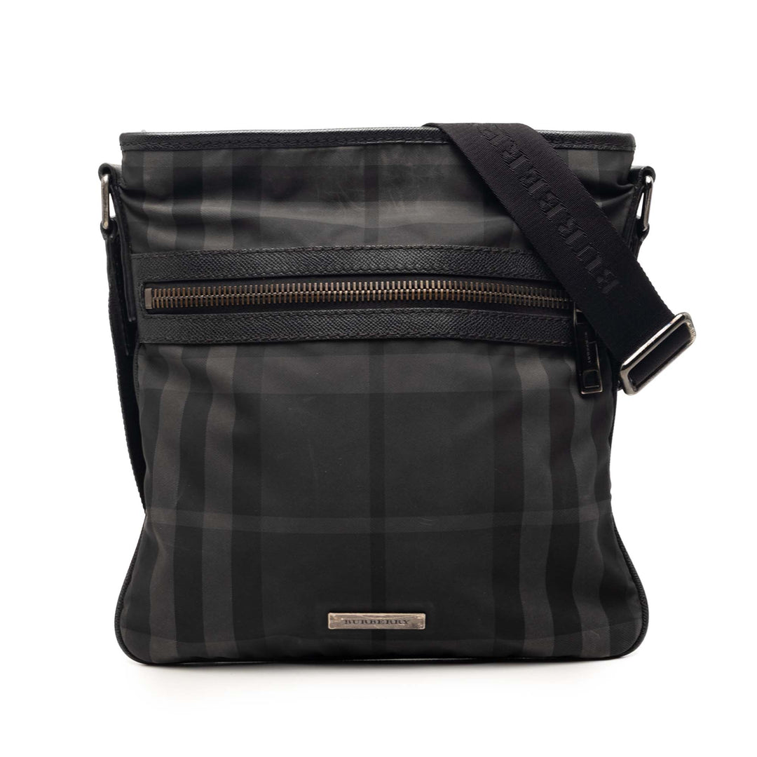 Burberry Smoke Check Nylon Sac porté croisé