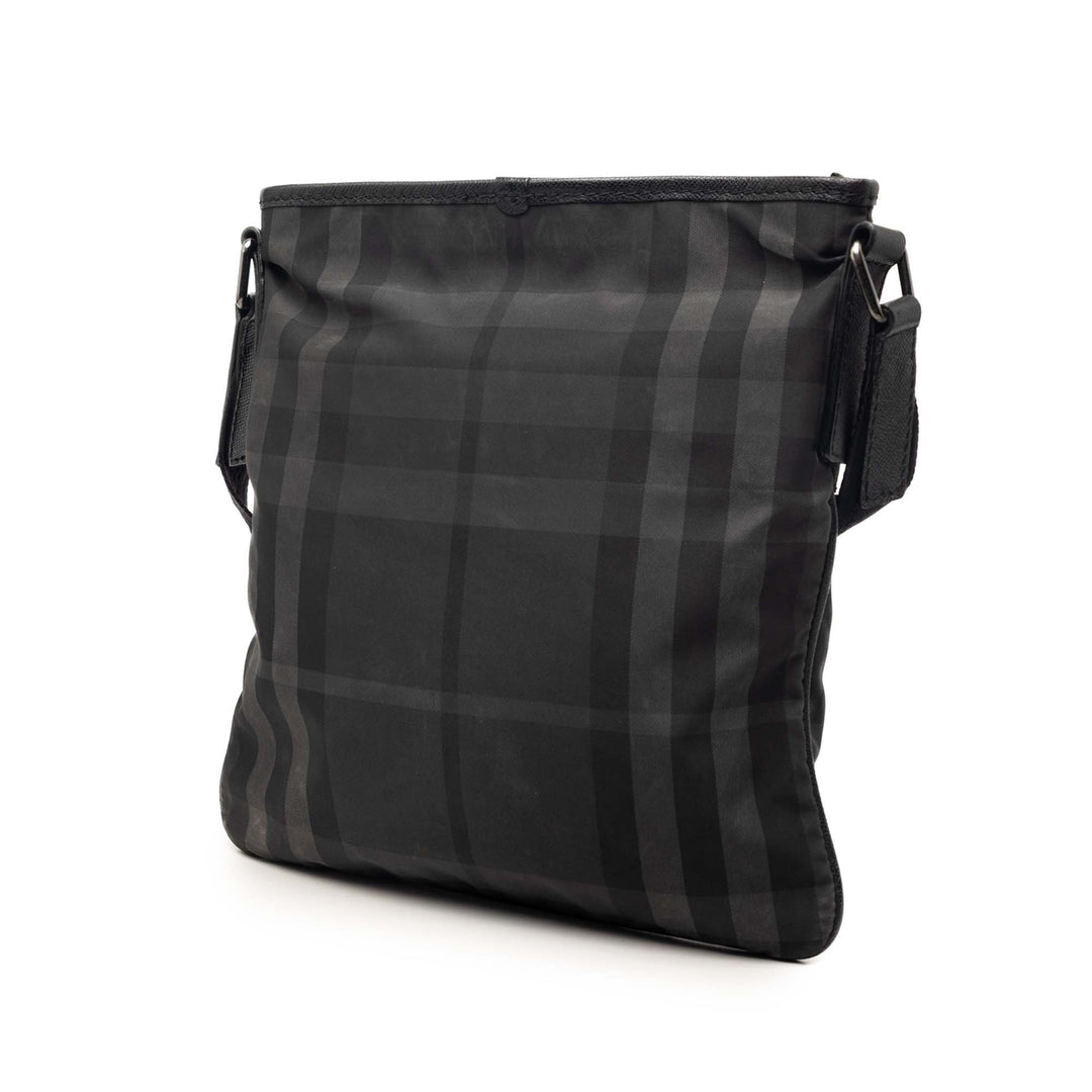 Burberry Smoke Check Nylon Sac porté croisé