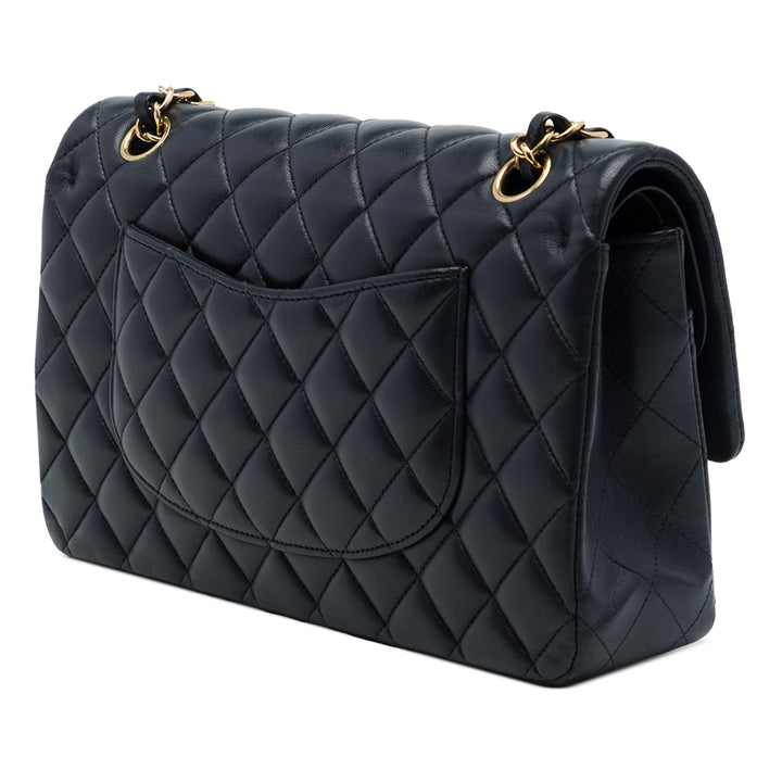 Chanel Classic Double rabat Moyen Cuir d'agneau Noir – vue 2 – GABY PARIS
