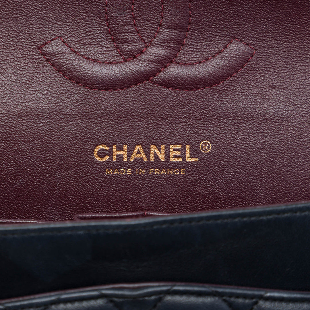 Chanel Classic Double rabat Moyen Cuir d'agneau Noir – vue 5 – GABY PARIS