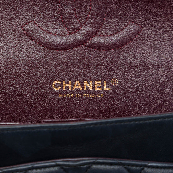 Chanel Classic Double rabat Moyen Cuir d'agneau Noir – vue 5 – GABY PARIS