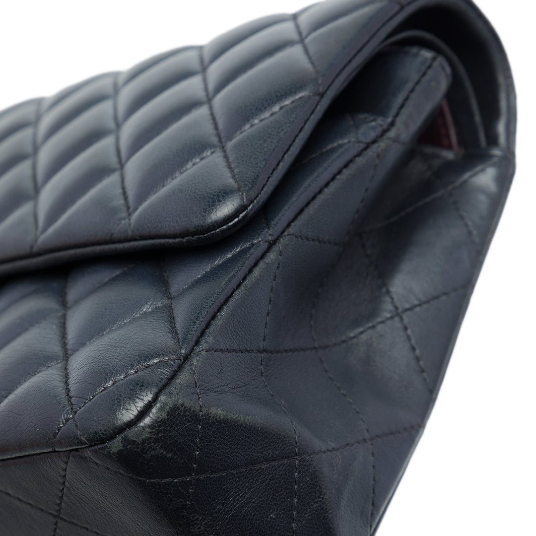 Chanel Classic Double rabat Moyen Cuir d'agneau Noir – vue 6 – GABY PARIS