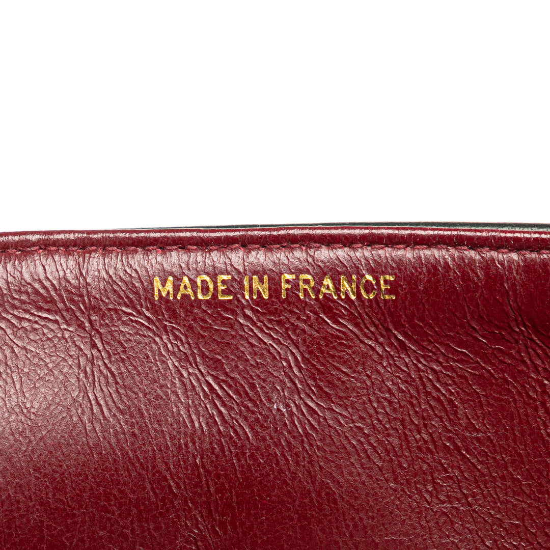Medium Classic Lambskin Double Flap Black - Gaby Paris