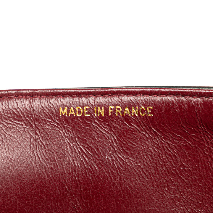 Medium Classic Lambskin Double Flap Black - Gaby Paris