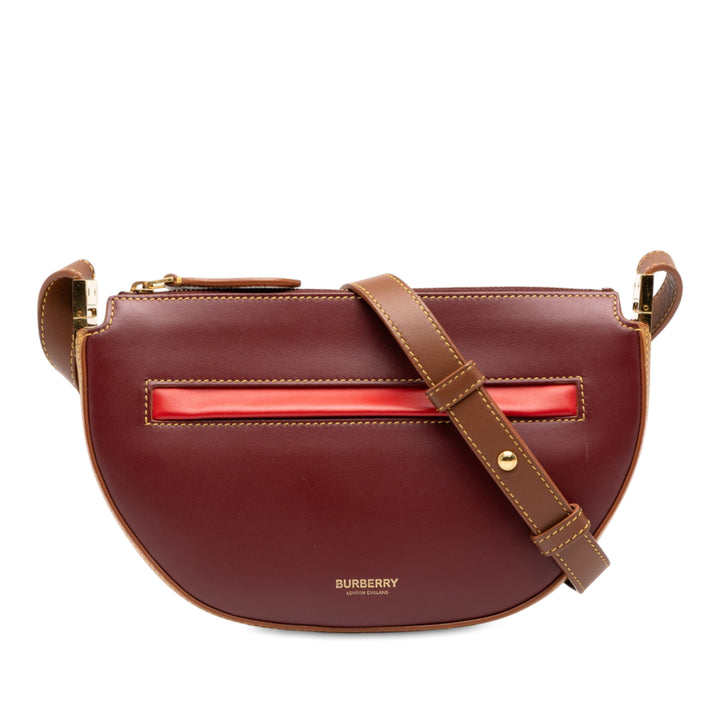 Burberry Sac bandoulière Olympia Mini Rouge – vue principale – GABY PARIS