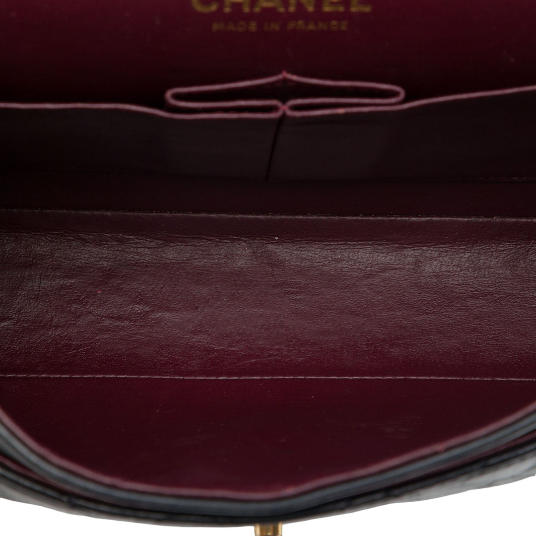 Chanel Sac porté épaule Classic Double rabat Moyen Cuir d'agneau Noir – vue 4 – GABY PARIS