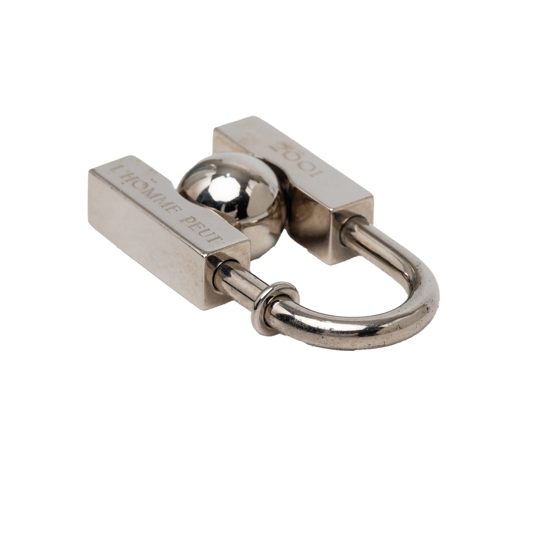 Hermès Palladium plaqué L Homme Peut Embellir La Terre Cadena Charm