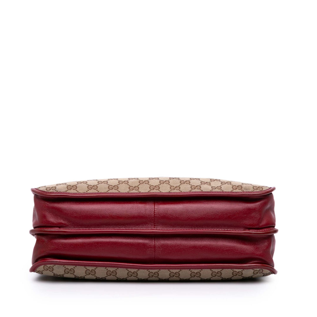 Gucci Medium GG Toile Horsebit 1955 Chain Cabas Marron – GABY PARIS Authentique